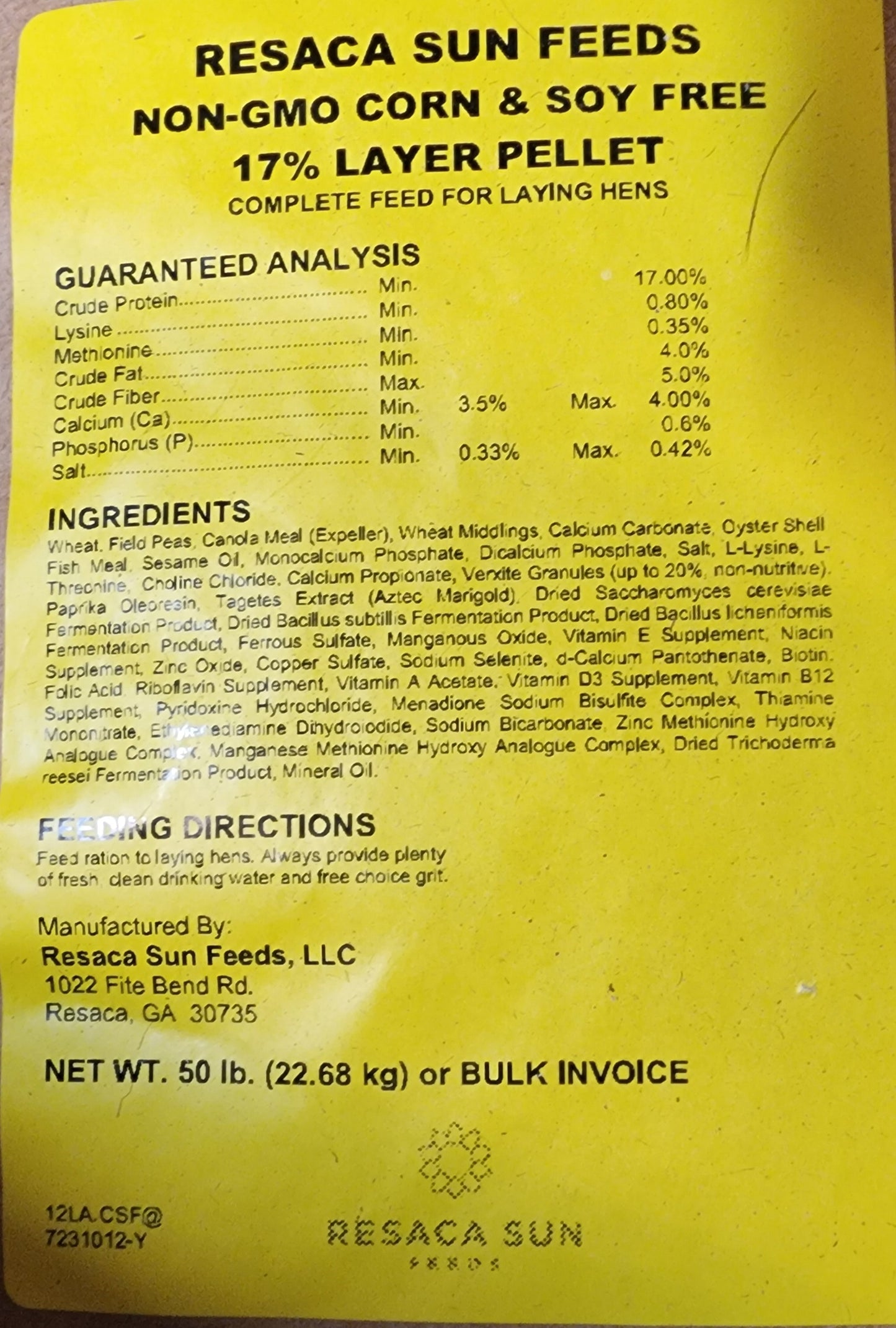 CORN AND SOY FREE Non-GMO Summer Layer (Pellets)