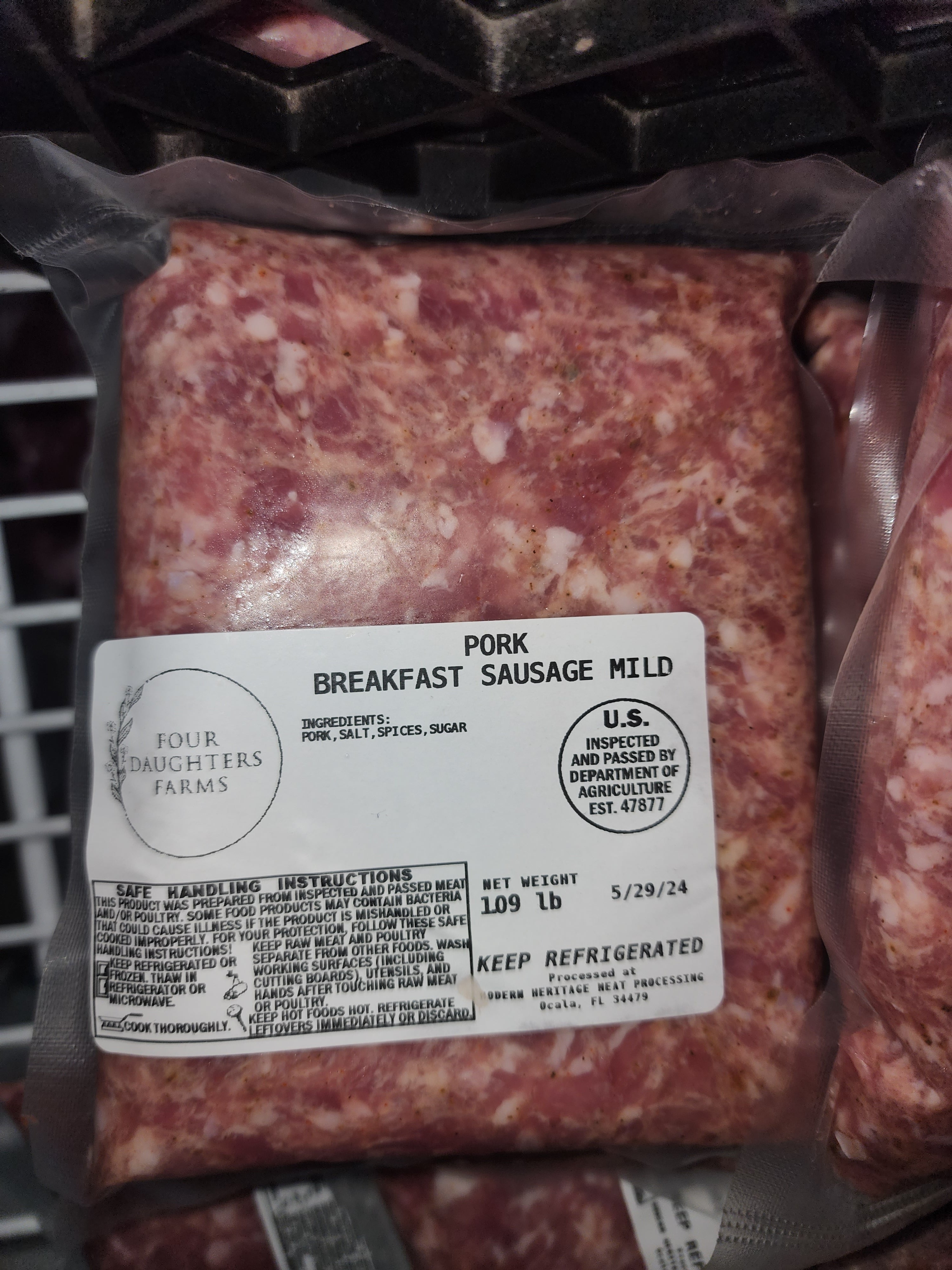 Loose Sausage Options (Ground) – Four Daughters Farms