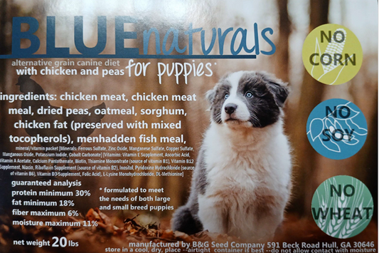 PUPPY *All Naturals* 40lb bag